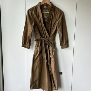 Vintage Triple Five Soul wrap dress with pockets, sz small